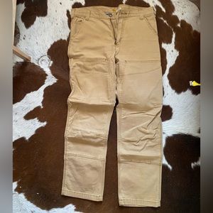 Carhartt double front relaxed fit canvas work pants